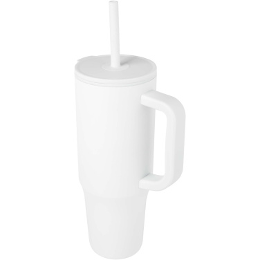 Logotrade Werbegeschenke das Foto: Brady 900 ml RCS-zertifizierter Isolierbecher mit Silikon Trinkhalm