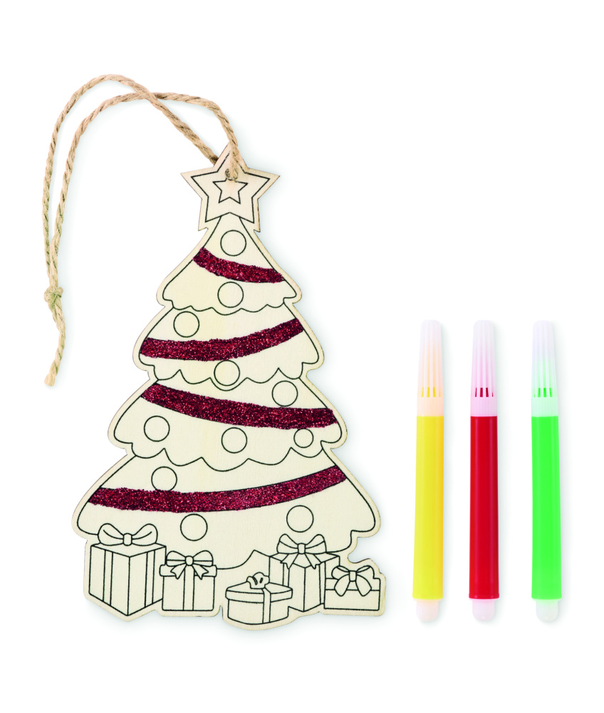 Logotrade Firmengeschenke das Foto: Weihnachtsschmuck Tanne