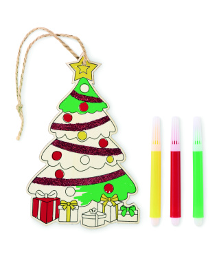 Logotrade werbemittel das Foto: Weihnachtsschmuck Tanne