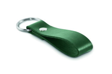 Logotrade Geschäftsgeschenke das Foto: Schlüsselring mit Schlaufe PU