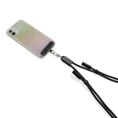 Logotrade werbemittel das Foto: LoopAmp verstellbares 60W Telefonkabel aus RCS rPET