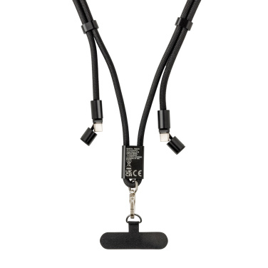 Logotrade Werbeartikel das Foto: LoopAmp verstellbares 60W Telefonkabel aus RCS rPET