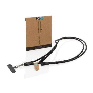 Logotrade Geschäftsgeschenke das Foto: LoopAmp verstellbares 60W Telefonkabel aus RCS rPET