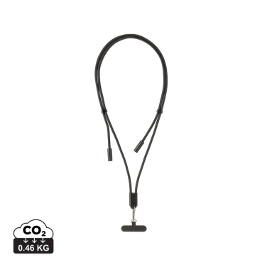 Logotrade Geschäftsgeschenke das Foto: LoopAmp verstellbares 60W Telefonkabel aus RCS rPET