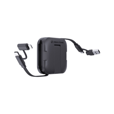 Logotrade Logogeschenke das Foto: Urban Vitamin San Jose 100W-Halter mit einziehbarem Kabel