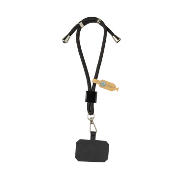 Logotrade Logogeschenke das Foto: CarryLoop verstellbares Handy-Armband aus RCS rec. PET