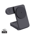 Urban Vitamin Arcadia 15W 3in1 Magnet-Charger aus RCS rABS, Schwarz