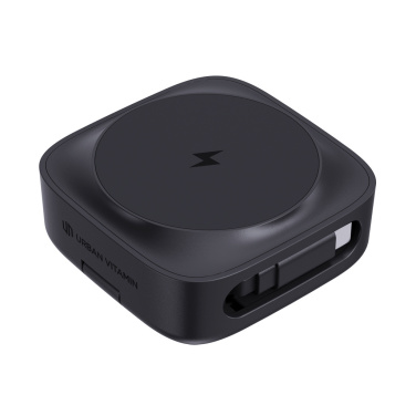 Logotrade Geschäftsgeschenke das Foto: Urban Vitamin Goleta 2-in-1 15W Magnetic Wireless Charger