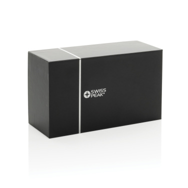 Logotrade Werbeartikel das Foto: Swiss Peak 10W Basslautsprecher aus recyceltem Aluminium