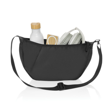 Logotrade Geschäftsgeschenke das Foto: Crescent XL AWARE™ RPET Half-Moon Sling Tasche