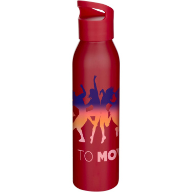 Logotrade Geschäftsgeschenke das Foto: Sky 650 ml RCS-zertifizierte, einwandige Trinkflasche aus recyceltem Edelstahl