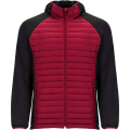Minsk Hybrid Thermojacke Unisex , Rot / Schwarz