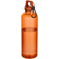 Oregon 750 ml RCS-zertifizierte Trinkflasche aus recyceltem Kunststoff mit Karabinerhaken, Orange