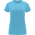 Capri T-Shirt für Damen, Türkis