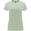 Capri T-Shirt für Damen, Nebelgrün