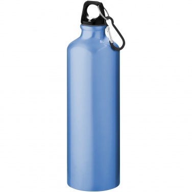 Logo trade corporate gift photo of: Oregon 770 ml aluminium water bottle with carabiner