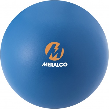 Logo trade business gifts image of: Cool round stress reliever