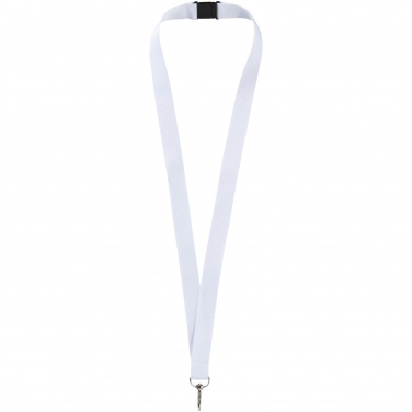 Logo trade promotional merchandise image of: Lago lanyard with break-away closure