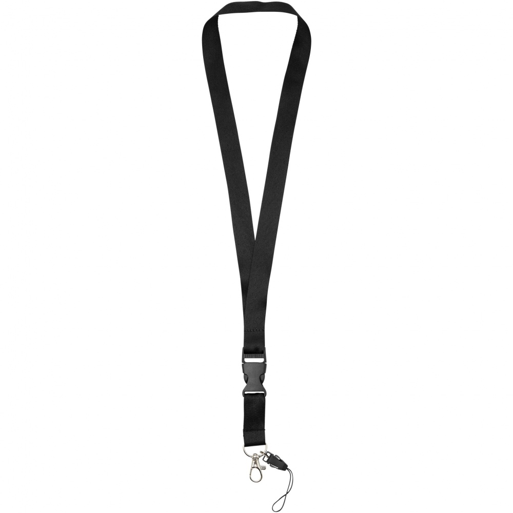 Logotrade promotional items photo of: Sagan phone holder lanyard with detachable buckle