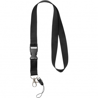 Logotrade promotional giveaway picture of: Sagan phone holder lanyard with detachable buckle