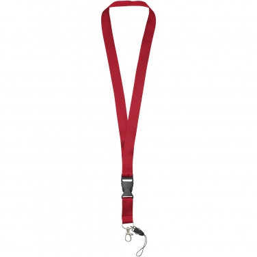 Logotrade promotional merchandise image of: Sagan phone holder lanyard with detachable buckle
