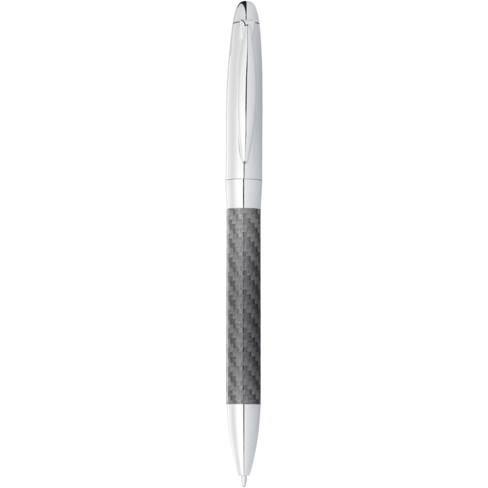 Logo trade promotional merchandise image of: Winona ballpoint pen with carbon fibre details