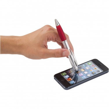 Logotrade promotional item image of: Nash stylus ballpoint with coloured grip