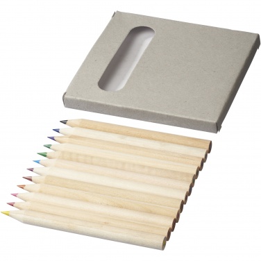 Logotrade advertising product image of: Tallin 12-piece coloured pencil set