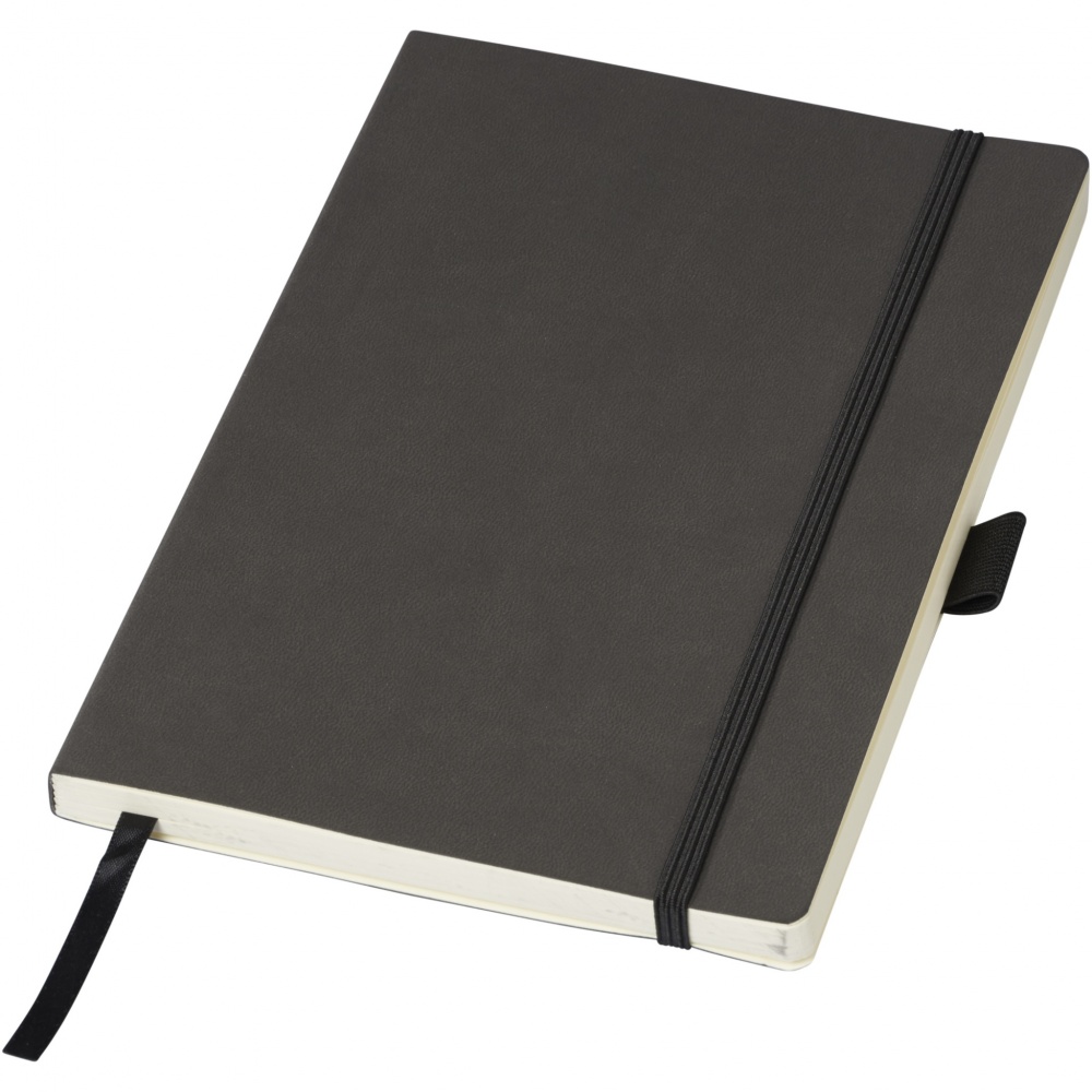 Logo trade promotional merchandise photo of: Revello A5 soft cover notebook