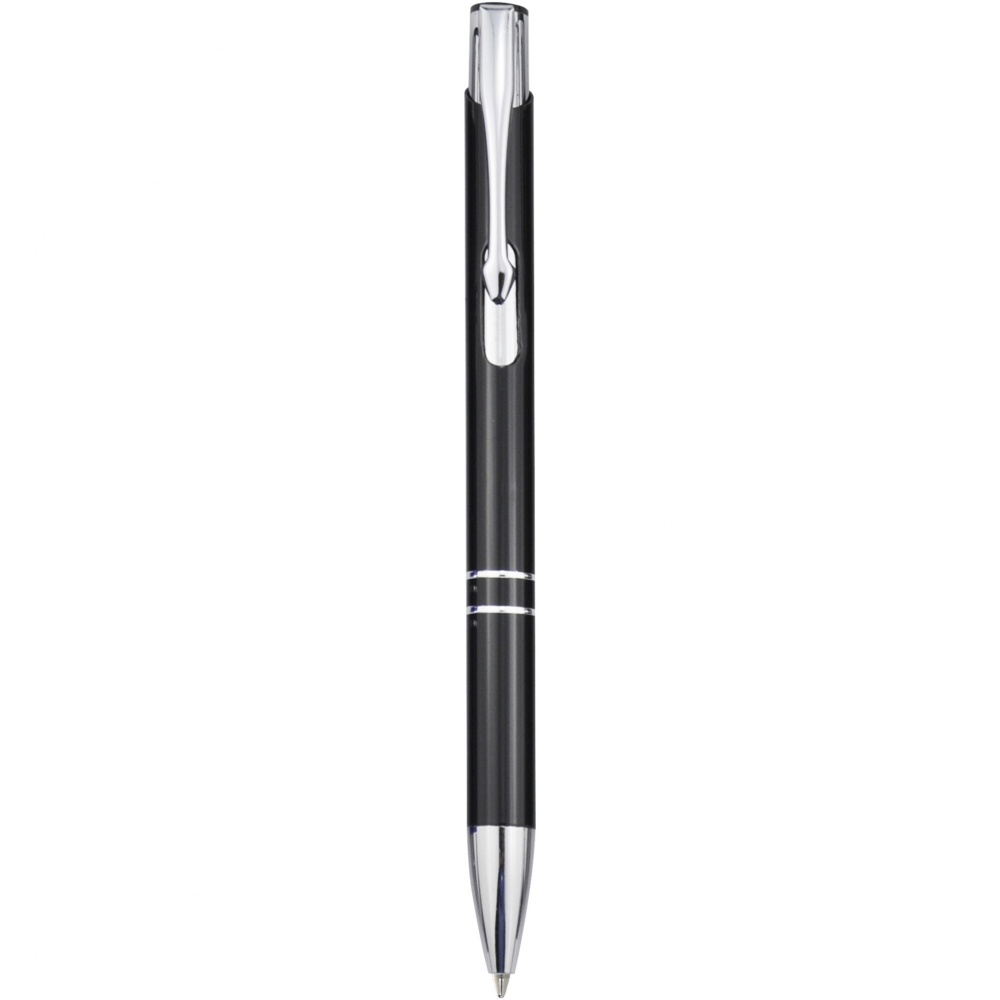 Logotrade business gifts photo of: Moneta aluminium click ballpoint pen (blue ink)