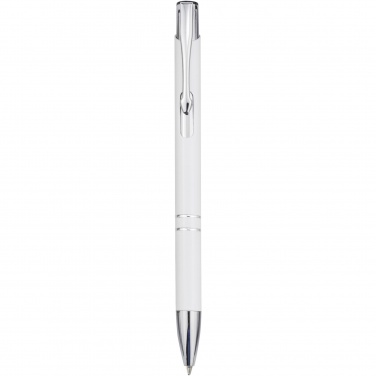 Logotrade promotional product image of: Moneta aluminium click ballpoint pen (blue ink)