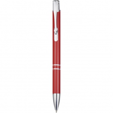 Logotrade promotional giveaway image of: Moneta aluminium click ballpoint pen (blue ink)