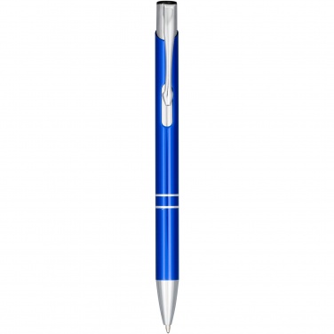 Logo trade business gift photo of: Moneta anodized aluminium click ballpoint pen