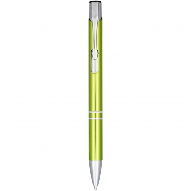 Logotrade promotional gift picture of: Moneta anodized aluminium click ballpoint pen