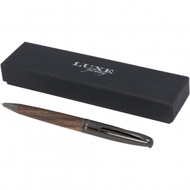 Logo trade promotional gifts picture of: Loure wood barrel ballpoint pen