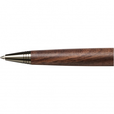 Logo trade promotional merchandise photo of: Loure wood barrel ballpoint pen