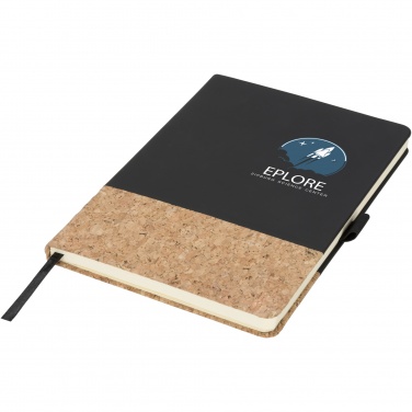 Logo trade advertising products image of: Evora A5 cork thermo PU notebook