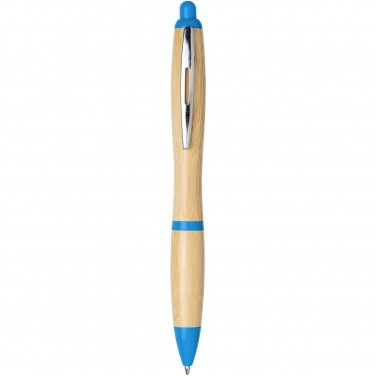 Logo trade promotional merchandise photo of: Nash bamboo ballpoint pen