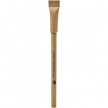 Logo trade promotional products picture of: Asilah recycled paper ballpoint pen