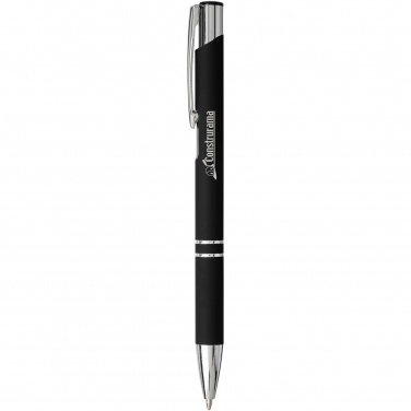 Logo trade promotional giveaway photo of: Moneta soft touch ballpoint pen