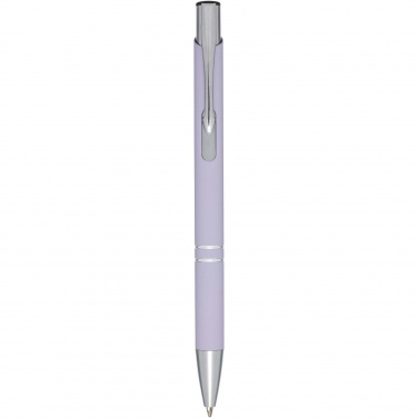Logo trade promotional giveaways picture of: Moneta soft touch ballpoint pen