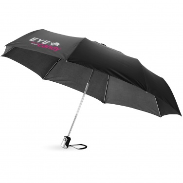 Logo trade promotional products image of: Alex 21.5" foldable auto open/close umbrella