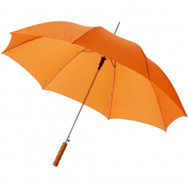 Logo trade promotional giveaways picture of: Lisa 23" auto open umbrella with wooden handle