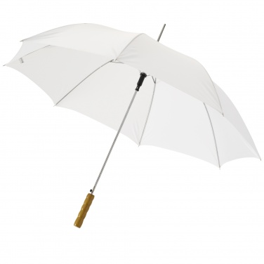 Logo trade promotional items image of: Lisa 23" auto open umbrella with wooden handle