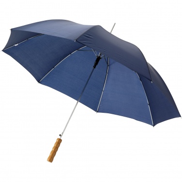 Logo trade corporate gifts picture of: Lisa 23" auto open umbrella with wooden handle
