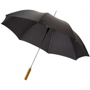 Logo trade corporate gifts picture of: Lisa 23" auto open umbrella with wooden handle