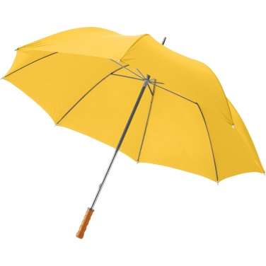 Logo trade promotional items image of: Karl 30" golf umbrella with wooden handle