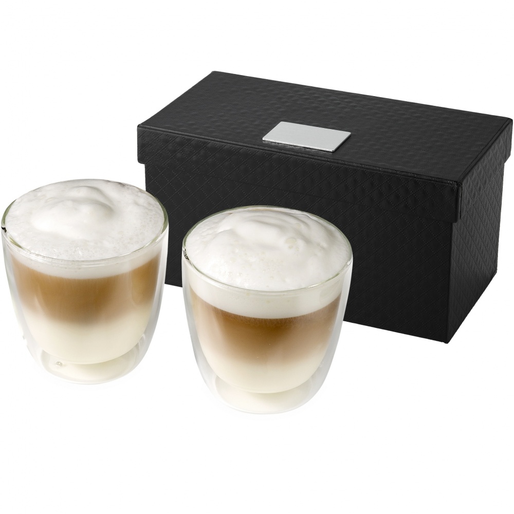 Logotrade promotional giveaway picture of: Boda 2-piece glass coffee cup set