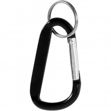 Logo trade promotional gift photo of: Timor carabiner keychain