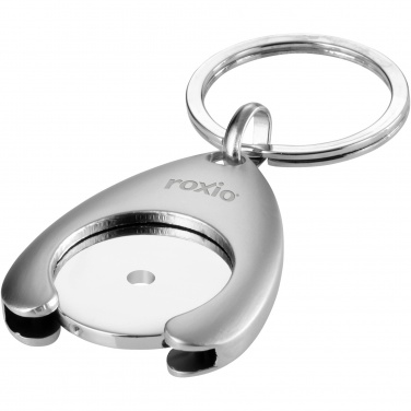 Logotrade promotional product image of: Trolley coin holder keychain
